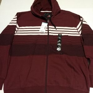 Amplify Young Men's Rust Colored Zip Hoodie